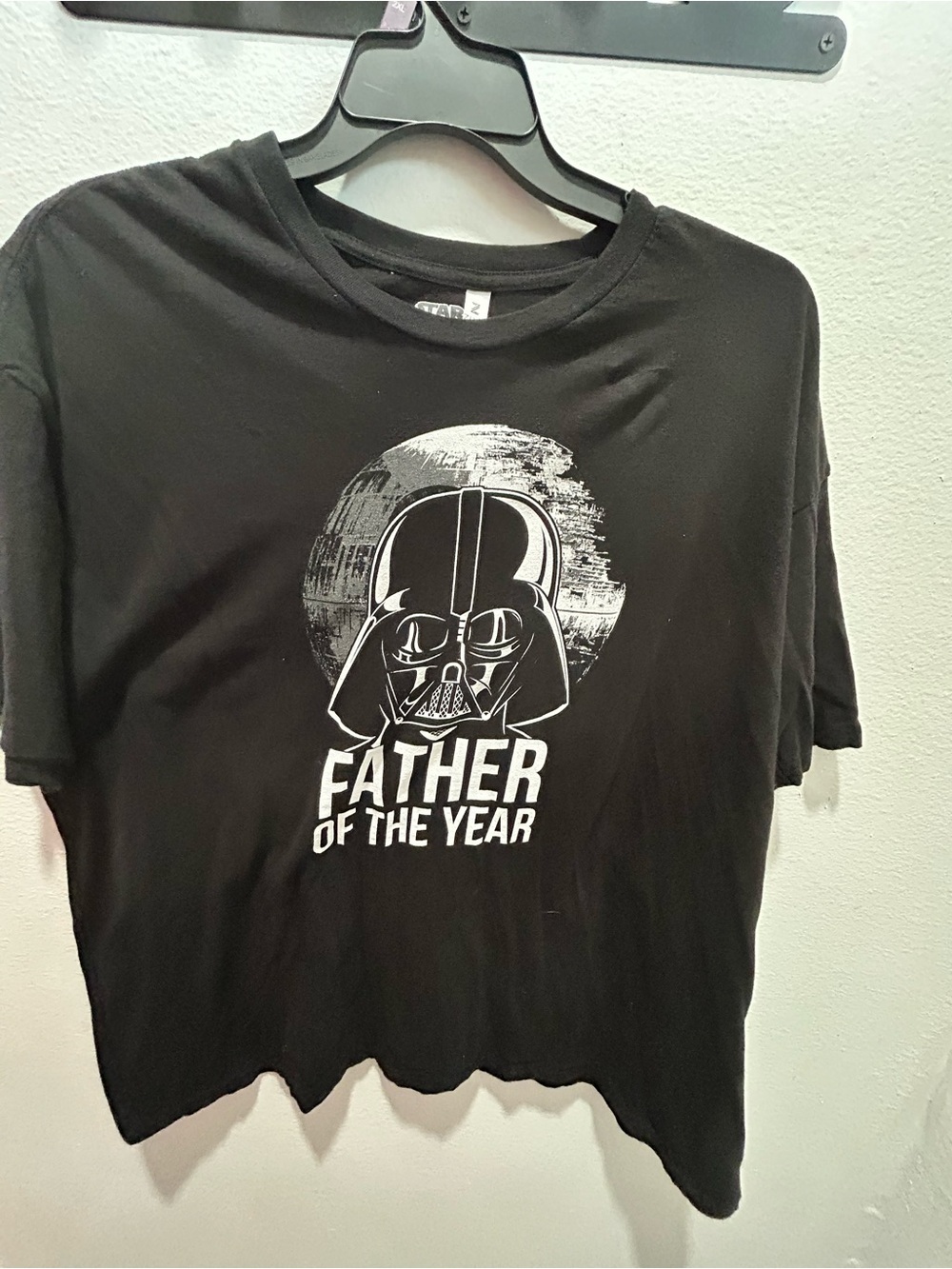 Star Wars Black 'Father of the Year' Graphic Tee
